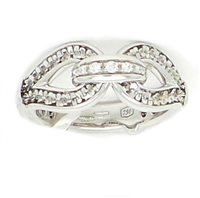 Ring Zancan Woman in Gold Diamante 0.11 Ct 210945-13